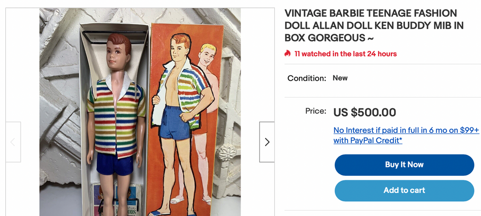 Discontinued 'Allan dolls' selling for huge amounts on eBay after Barbie release | indy100