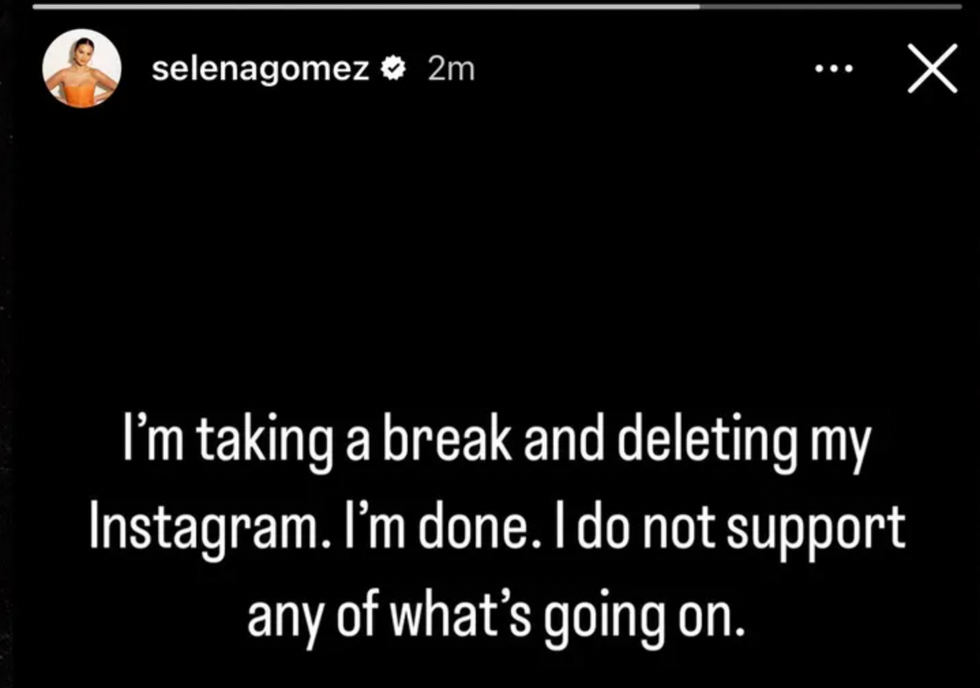 Selena Gomez Sparks Debate For Deleting Instagram After Her Israel