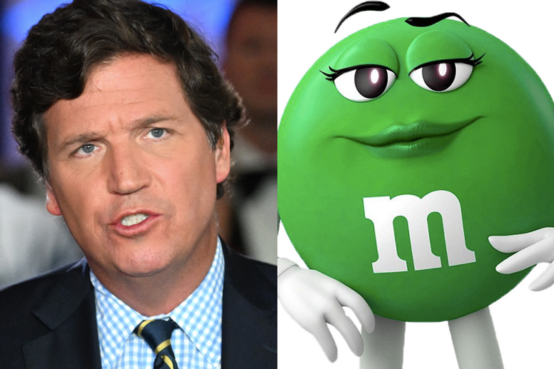 Tucker Carlson's Fox News Ouster Cements the Green M&M as Internet Queen