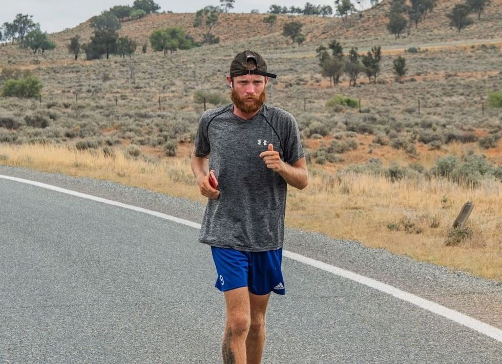 Man hopes to become fastest British person to run across Australia