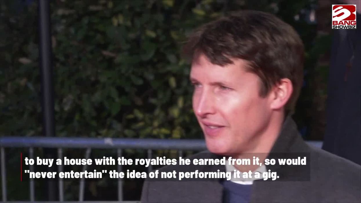 James Blunt hilariously shares how he's going to celebrate 'You're Beautiful' turning 20