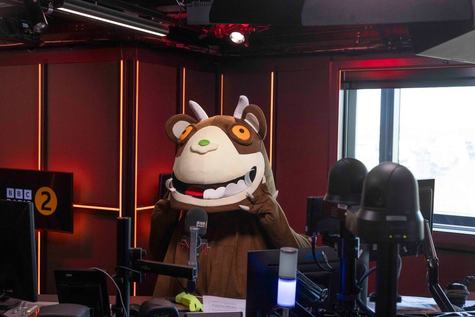 BBC Radio 2 presenter Jeremy Vine dresses up as The Gruffalo for World Book Day