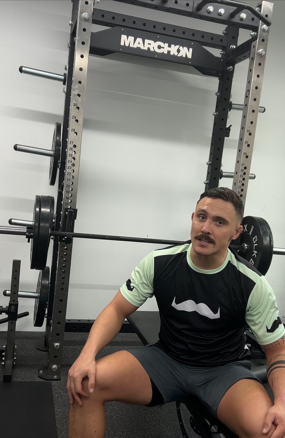 Aspiring fitness coach takes on 1.2m kg weight challenge for Movember