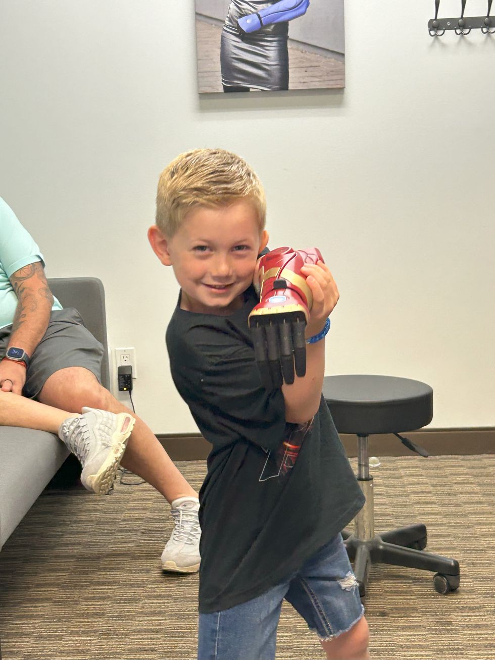 Boy, five, born without hand becomes world’s youngest to get bionic Hero Arm