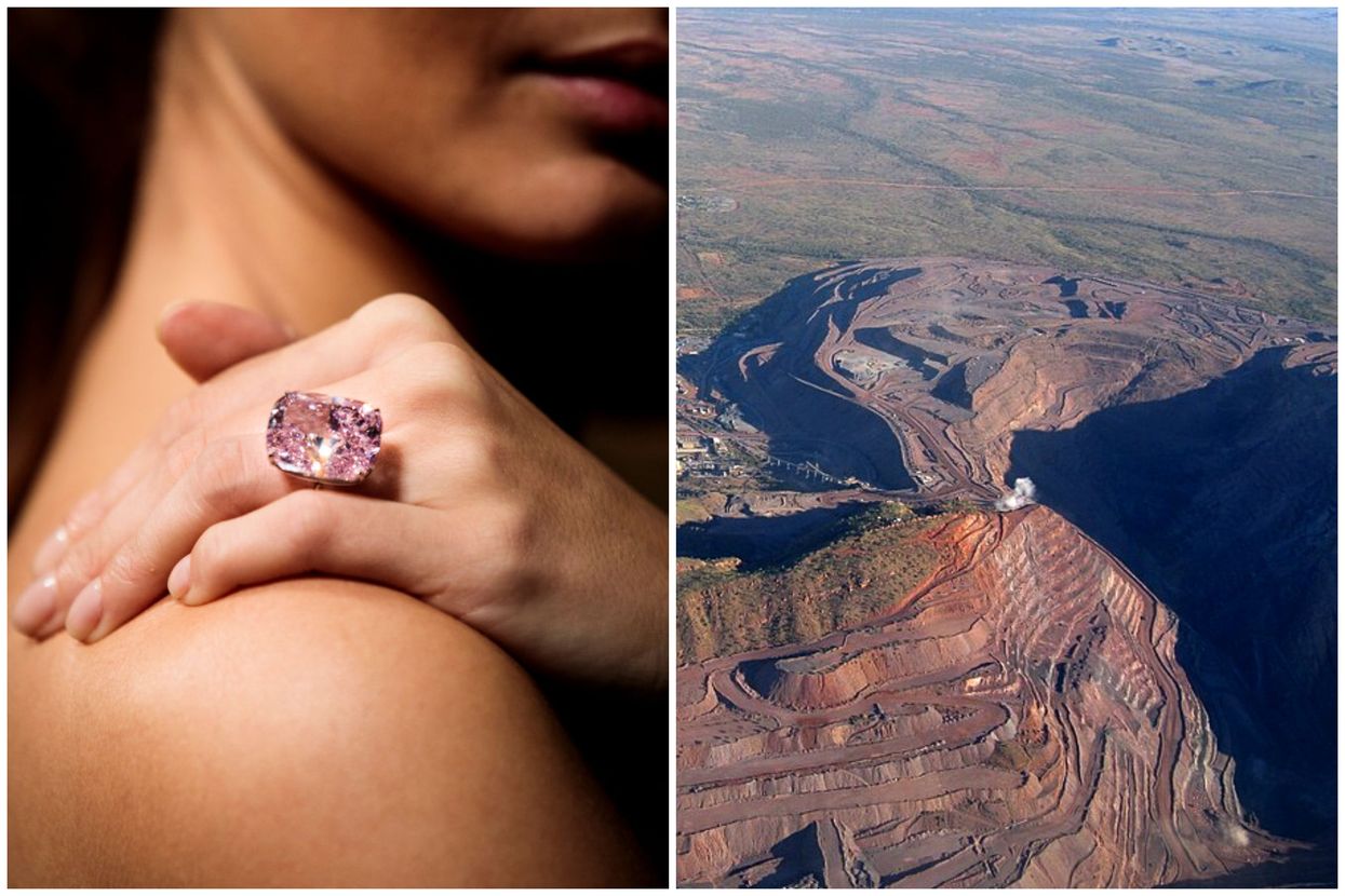 Death of first-ever supercontinent created the world's pink diamonds