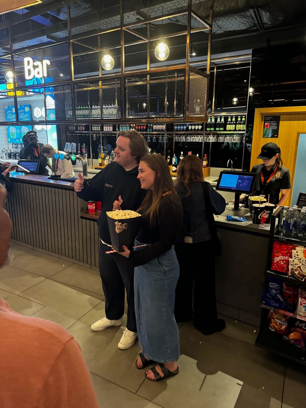 Lewis Capaldi buys snacks for fans during cinema trip to watch It Ends With Us