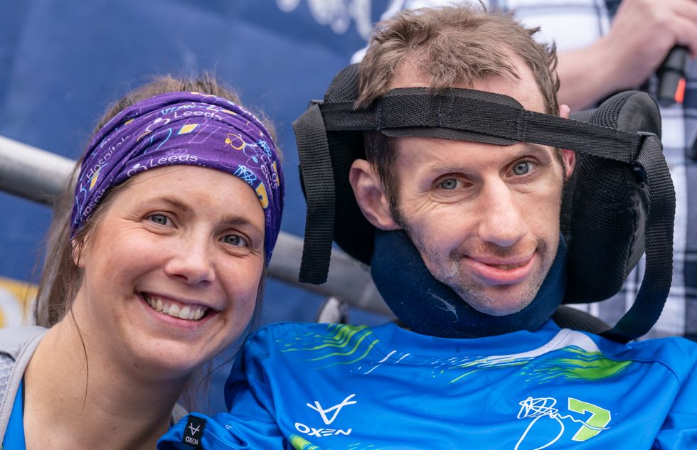 Rob Burrow’s widow to run London Marathon in tribute to husband