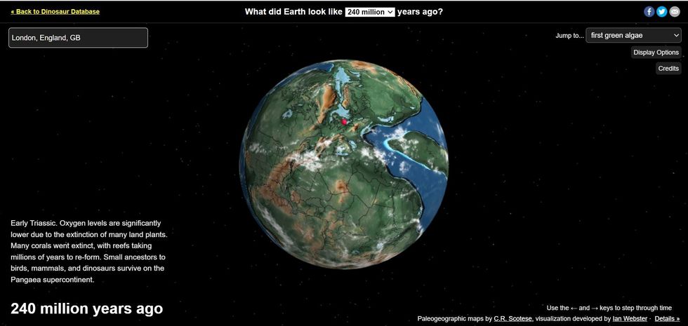 You can now find out where your city would have been 600 million years ...