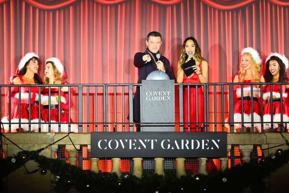 Hollywood star Luke Evans switches on Covent Garden Christmas lights