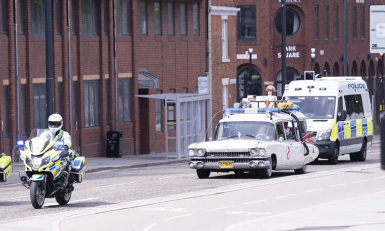 Ghostbusters superfan, 8, with heart condition, enjoys dream day out in  Leeds