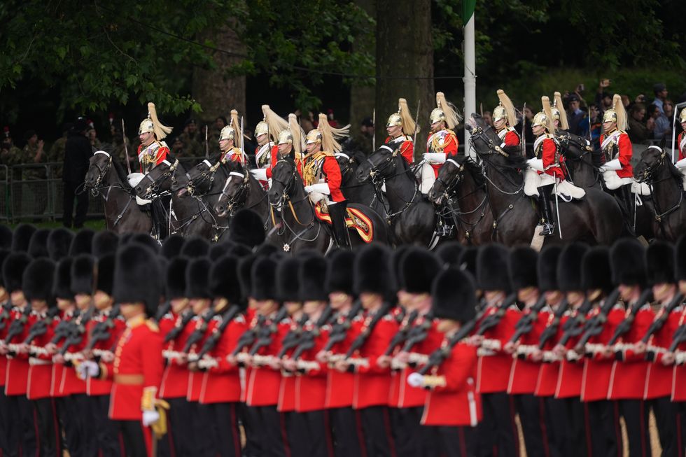 In Pictures: Military pomp of Trooping the Colour marks Kate’s return