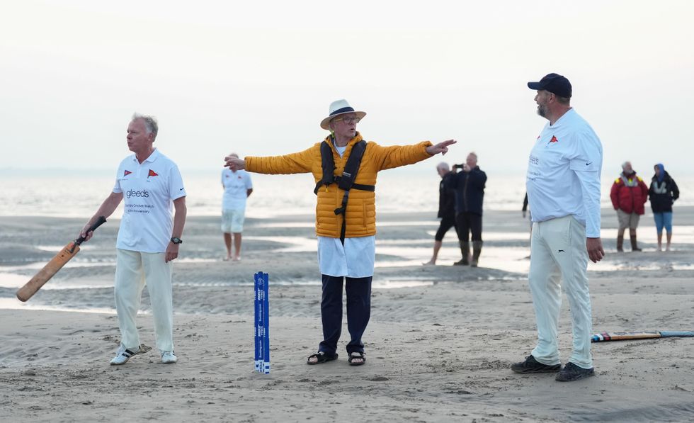 In Pictures: Cricketers all at sea as they battle against sands of time