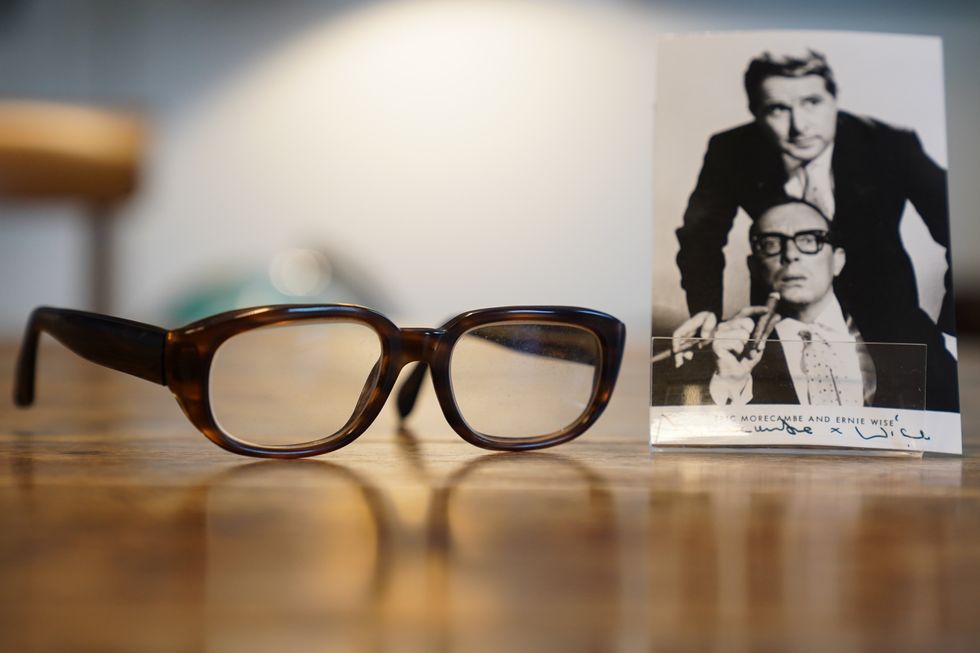 Eric Morecambe’s glasses fetch £20,000 at auction