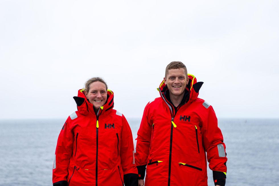 Couple reach halfway point of charity rowing challenge round Britain