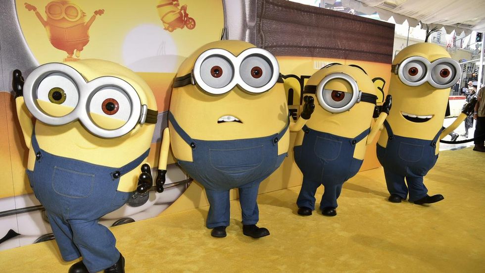 GentleMinions: What's Up With Loud Kids In Suits Watching Minions?!