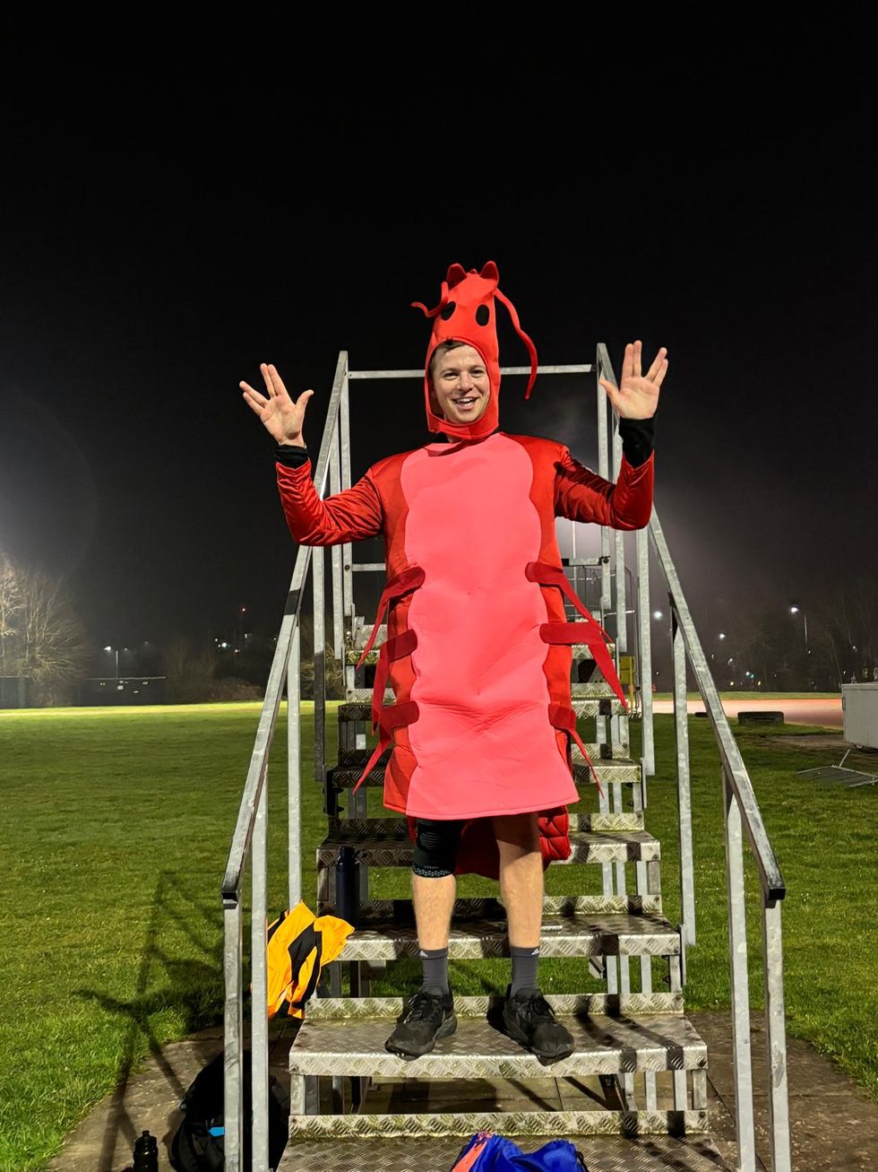 Runner hopes to take crown of ‘world’s fastest shrimp’ at London Marathon