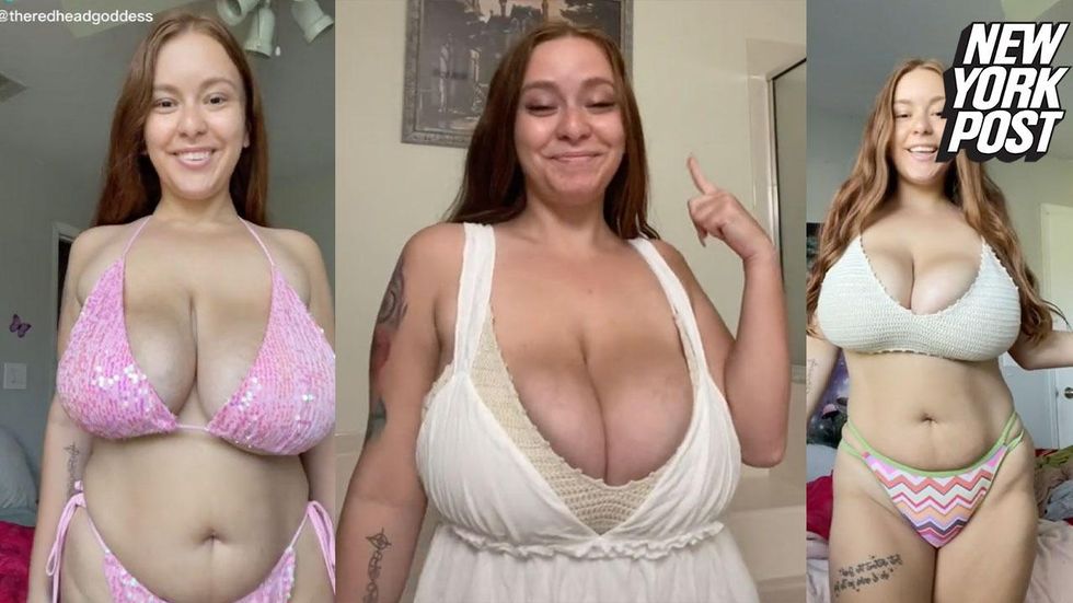 Oversized tits maybe out of proportion… Whatever, huge tits FTW