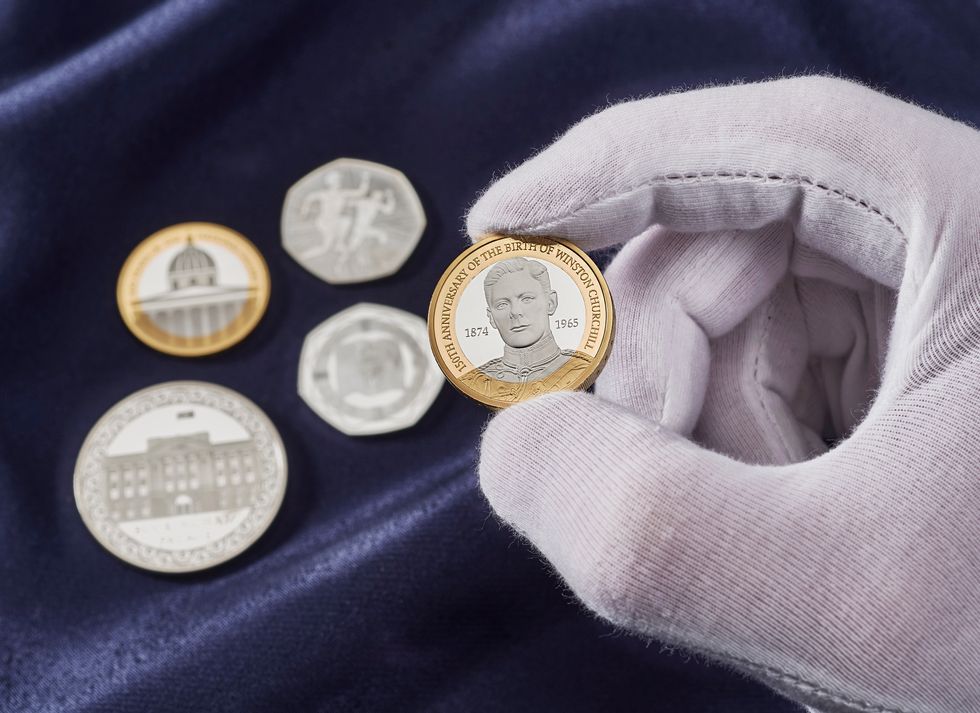 Sir Winston Churchill and Buckingham Palace celebrated on new coins for 2024