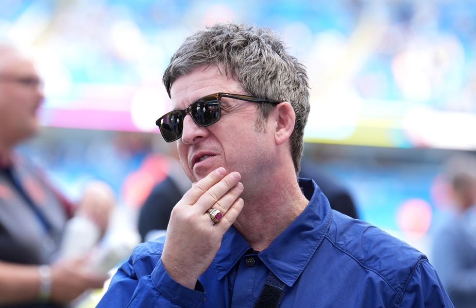 Definitely striking: Noel Gallagher pleased with Oasis-inspired Man City kit