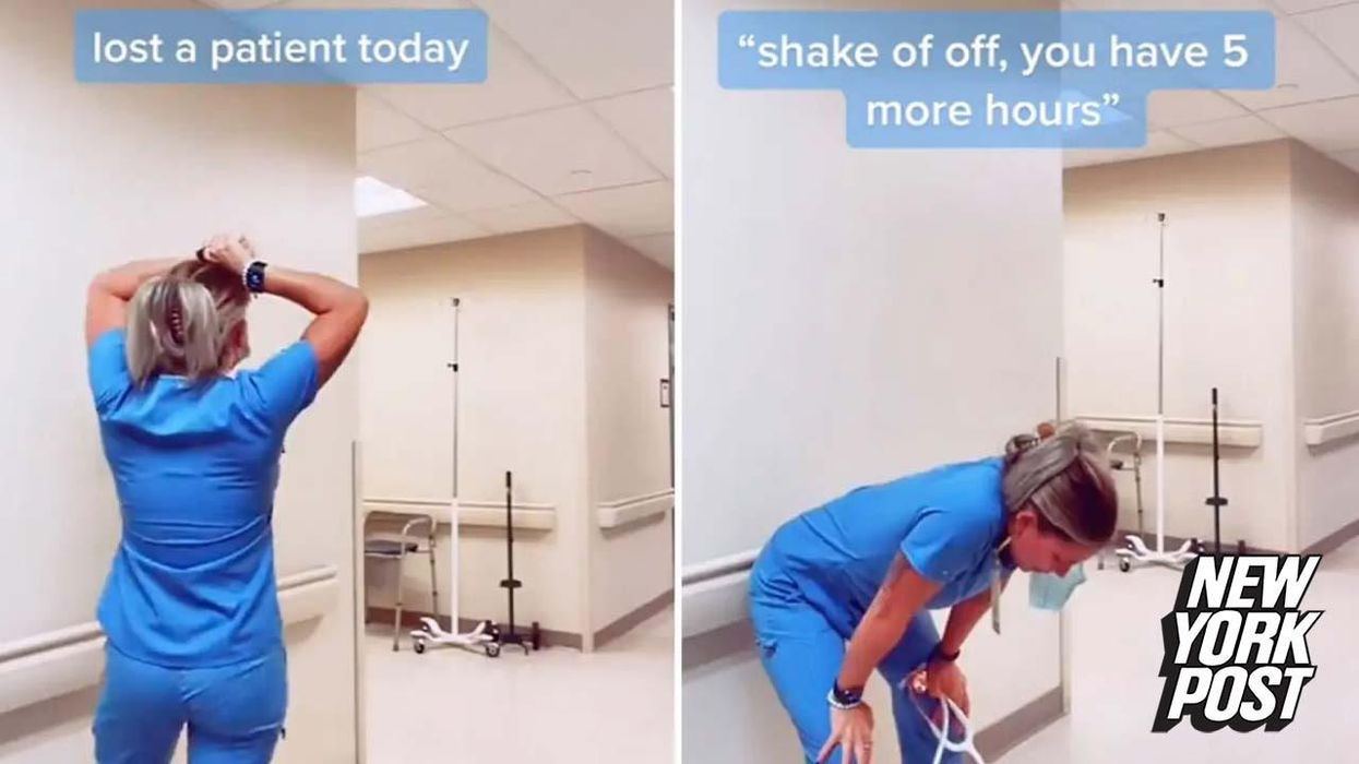 Nurse hits back at those who call her scrubs 'inappropriate