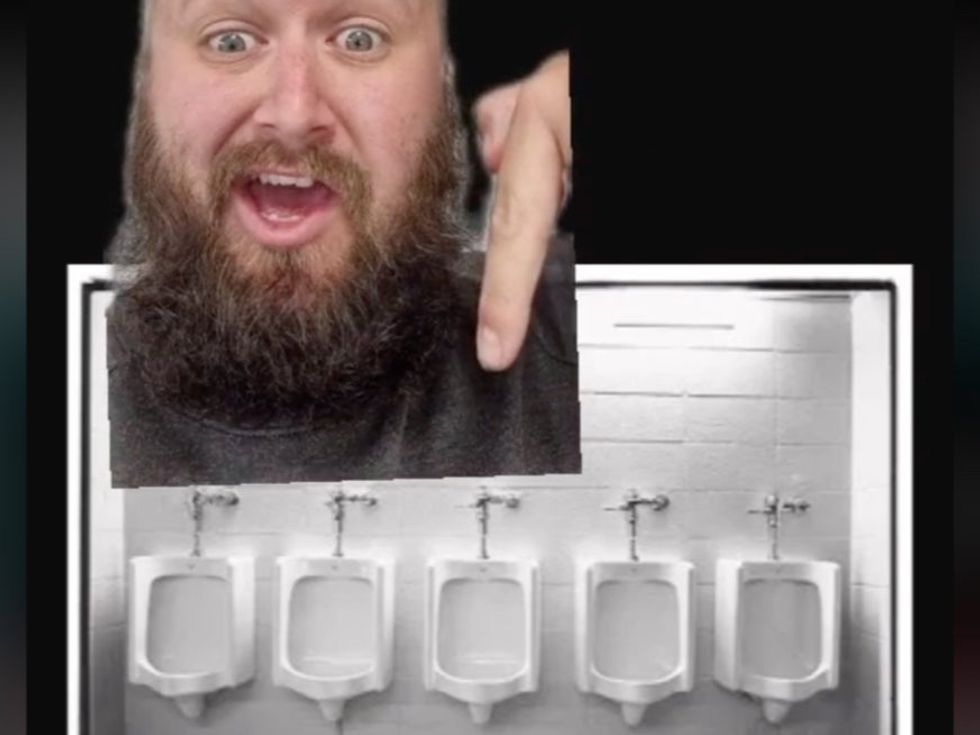 Hilarious TikTok exposes the unwritten rule of using a urinal indy100