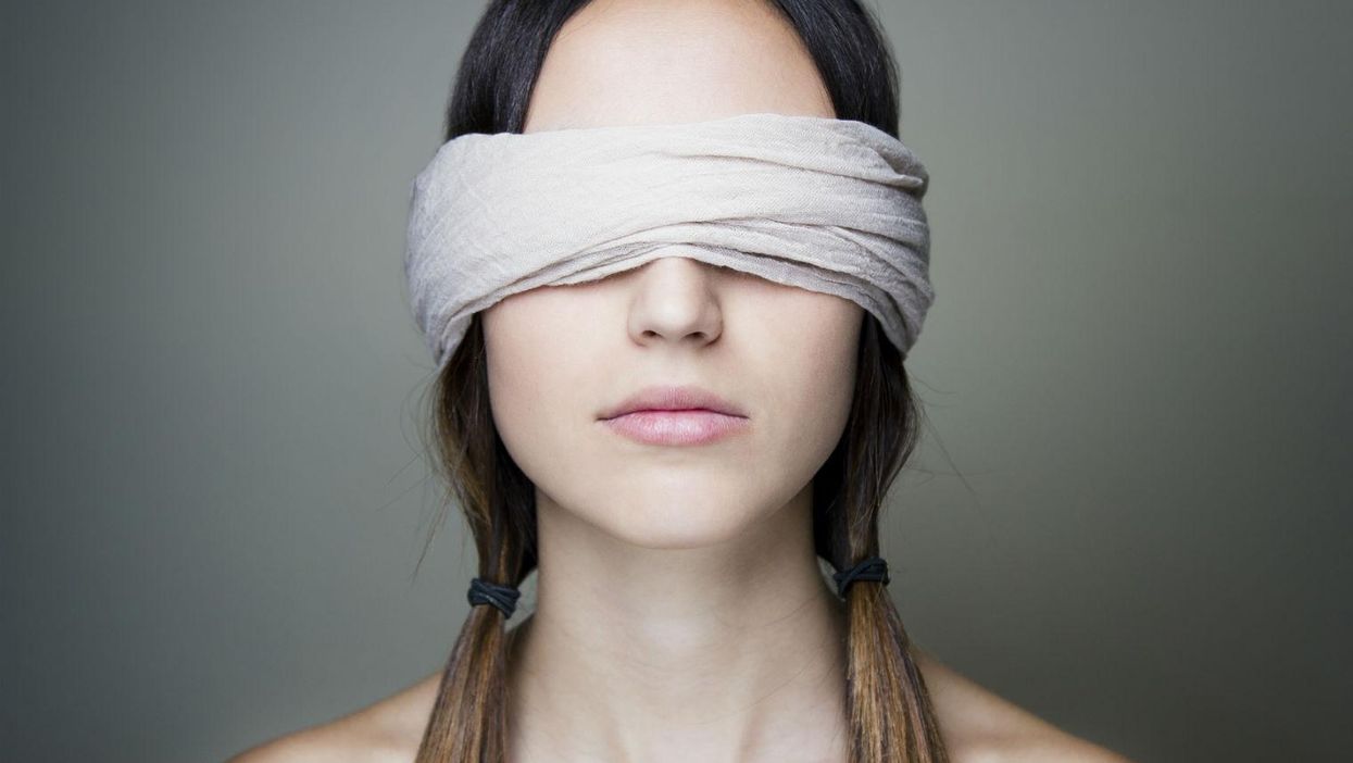 Blindfolded — BLINDFOLDED meaning 