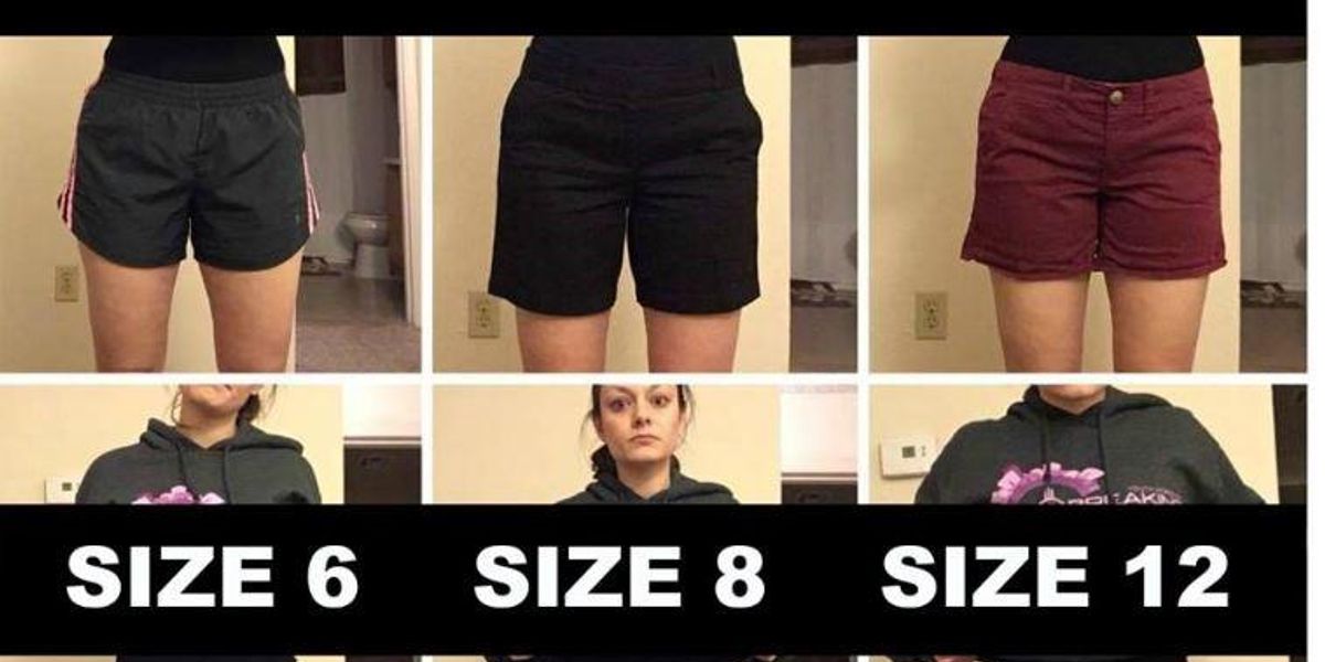 what does a size 2 look like