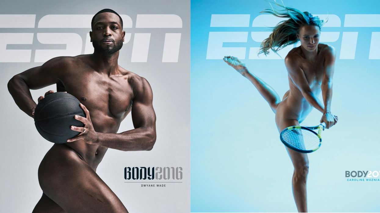 This year's ESPN portraits of naked athletes show the majesty of