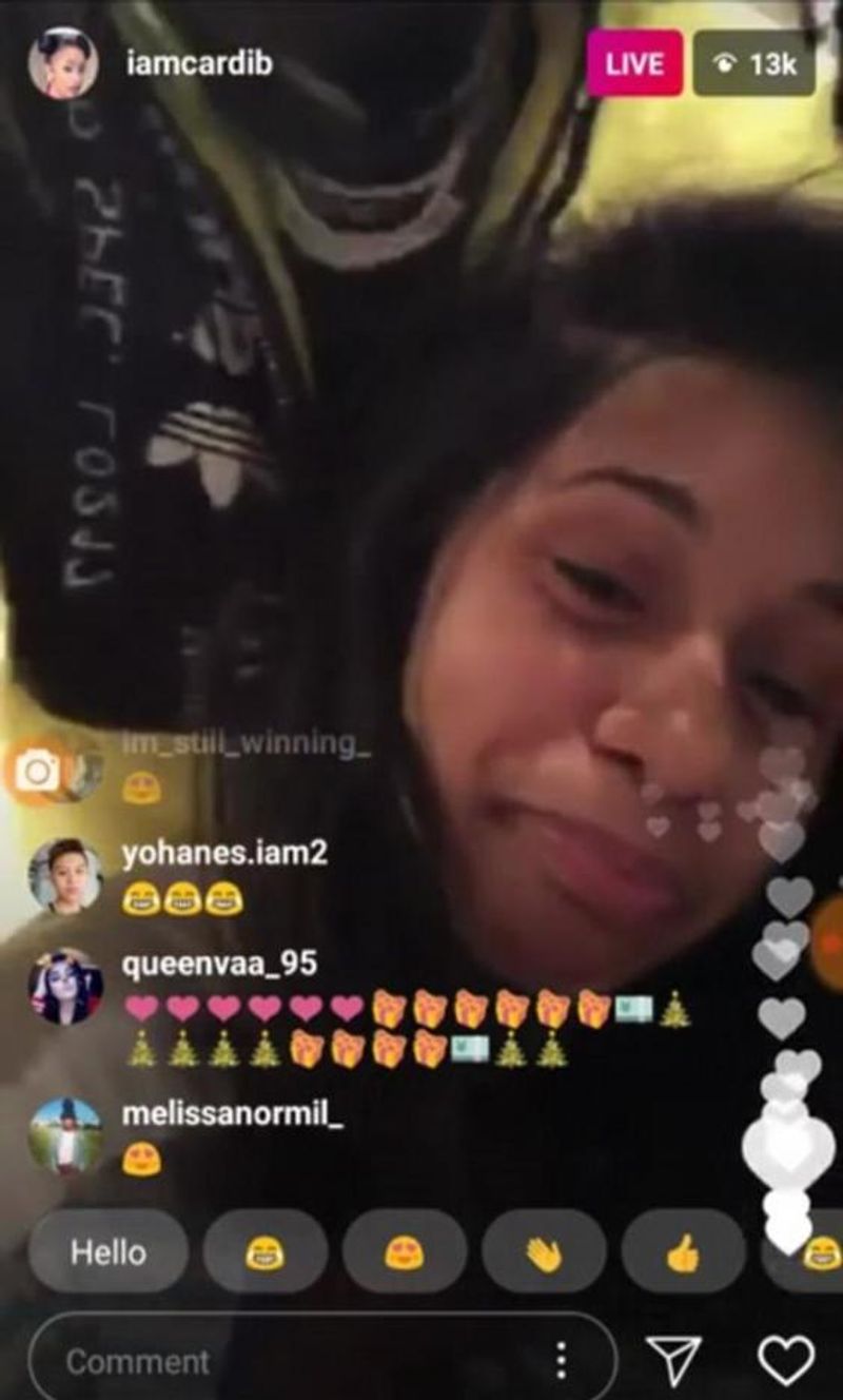 Cardi B is causing huge controversy on Instagram live with a shocking clip  | indy100 | indy100