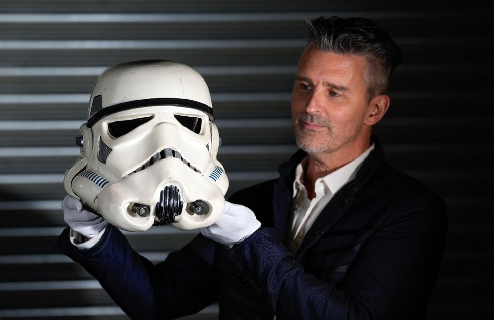 Stormtrooper helmet could fetch up to £500,000 in movie memorabilia auction