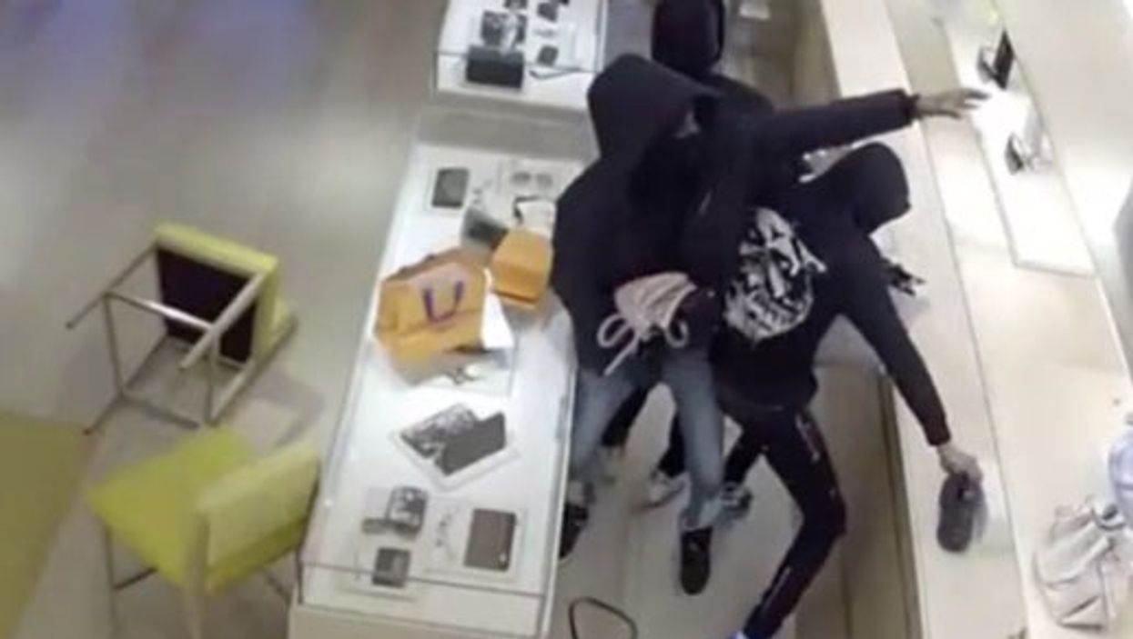 Louis Vuitton Store on Michigan Avenue Targeted by Thieves Wearing