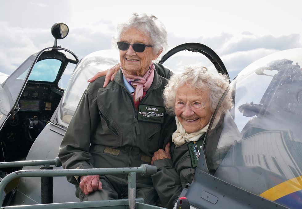 Second World War veterans celebrate their 100th birthdays with Spitfire flights