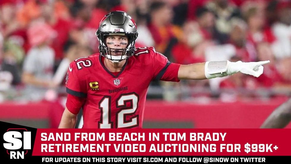 Tom Brady Retirement Sand Selling for Big Bucks on