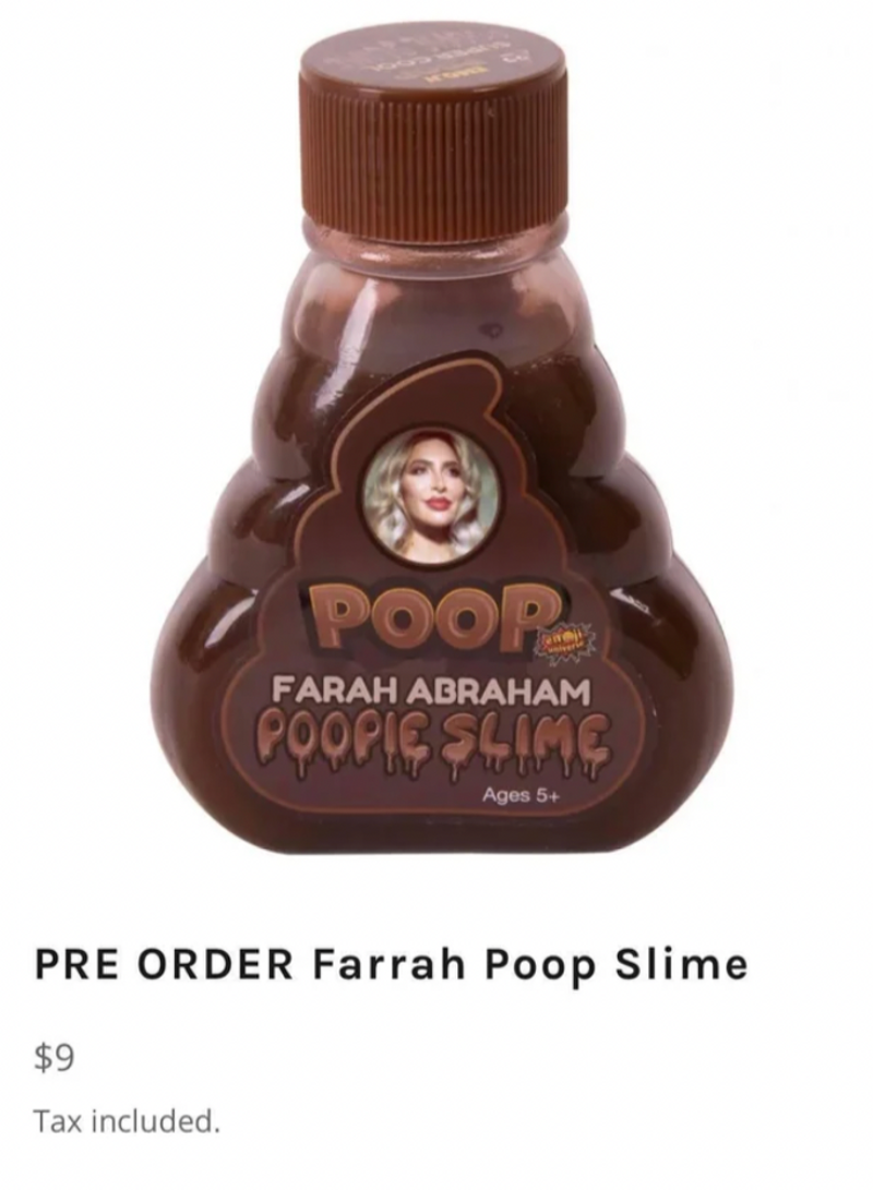 Farrah Abraham is selling bottled poop slime with her face on it | indy100