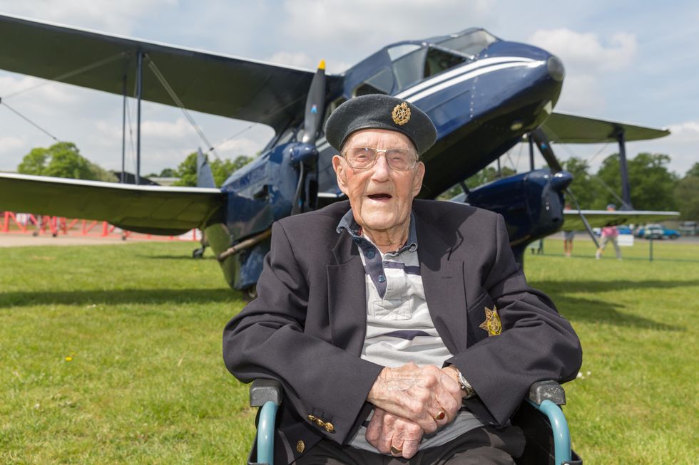 102-year-old RAF veteran flies again in 1930s plane