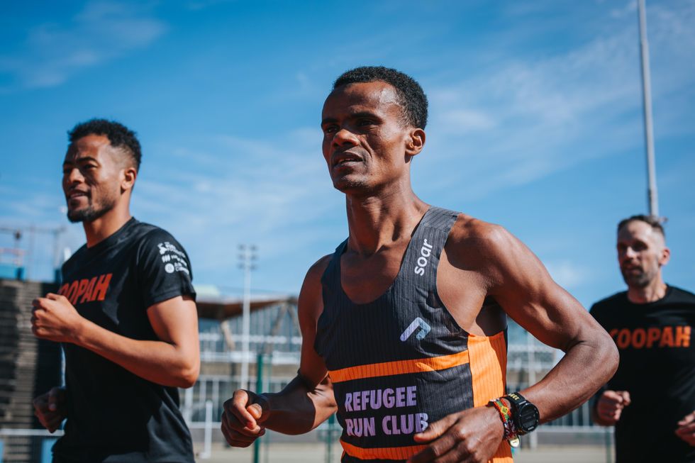 Two former refugees running Berlin Marathon to ‘inspire’ their community