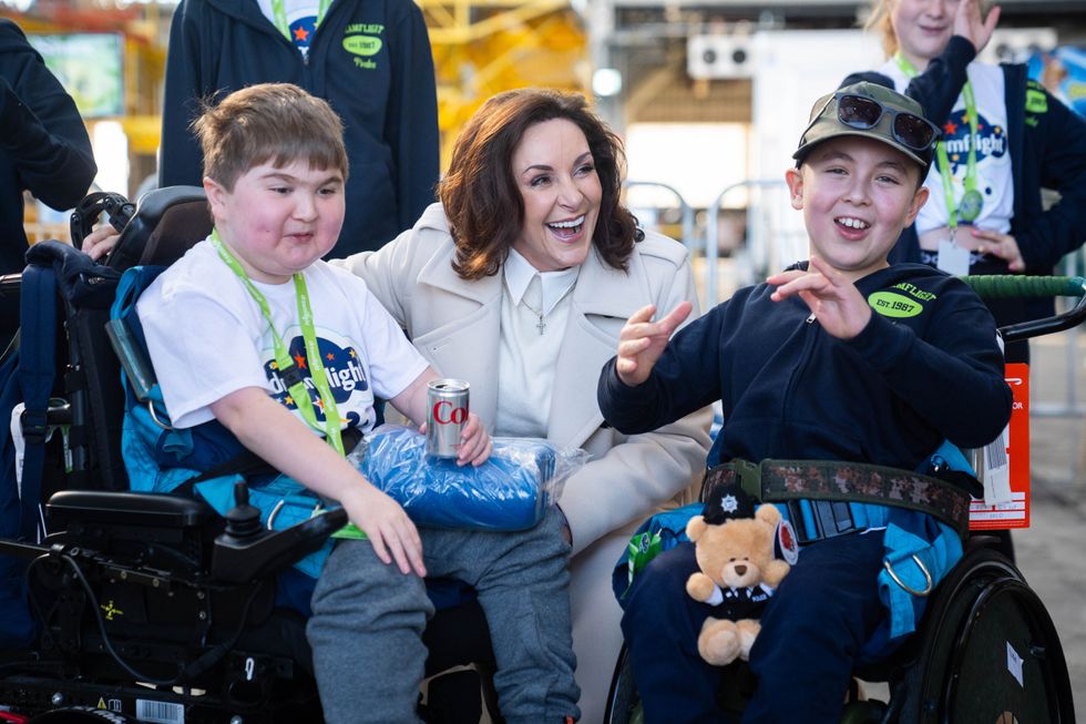 Strictly’s Shirley Ballas greets ‘brave’ children going on dream trip to Florida