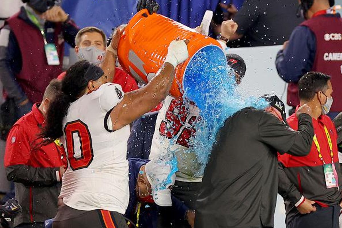 You can actually bet on the color of Gatorade dumped on the winning