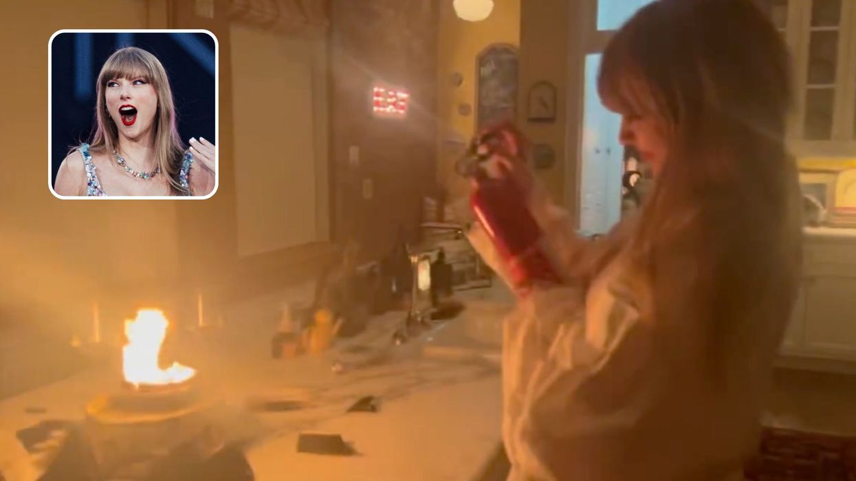 Taylor Swift jokes 'I think we're going to die' as she extinguishes fire in her kitchen