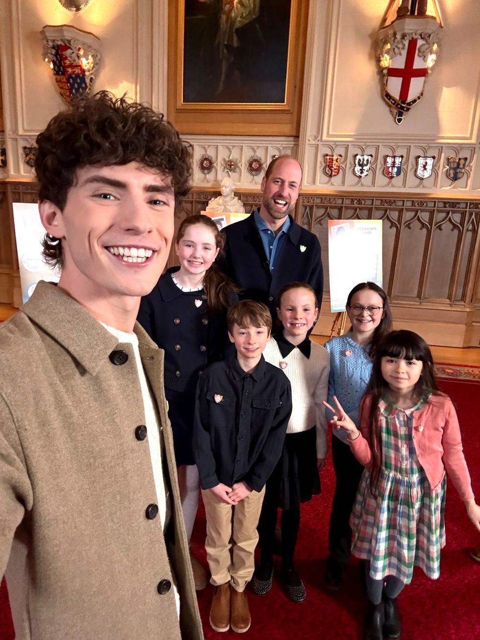 Prince of Wales meets Blue Peter Earthshot competition winners