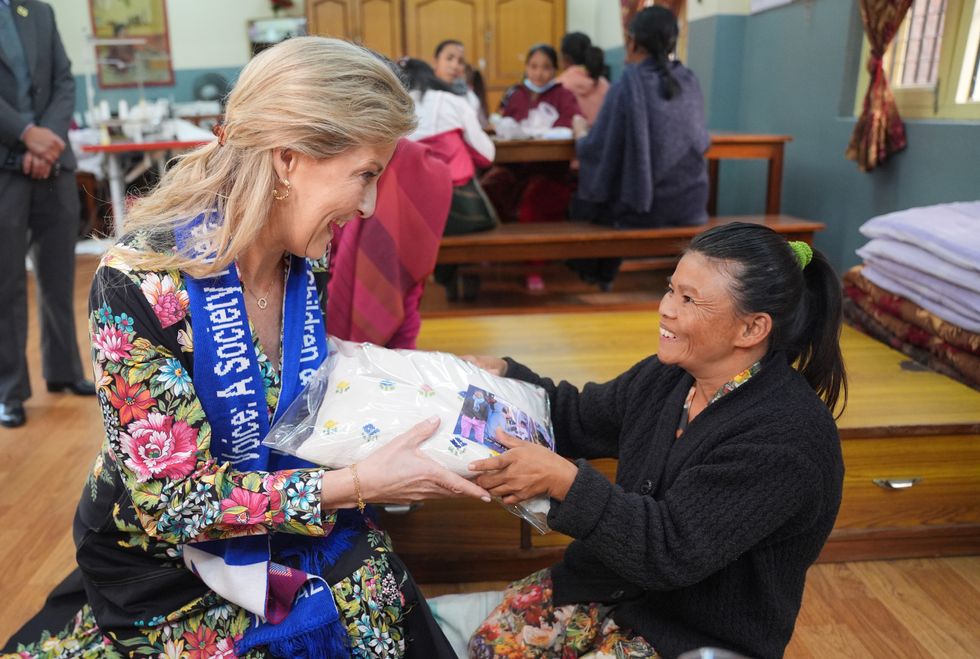 Nepali woman who met King in 1998 gives Sophie gift and thank you card for him