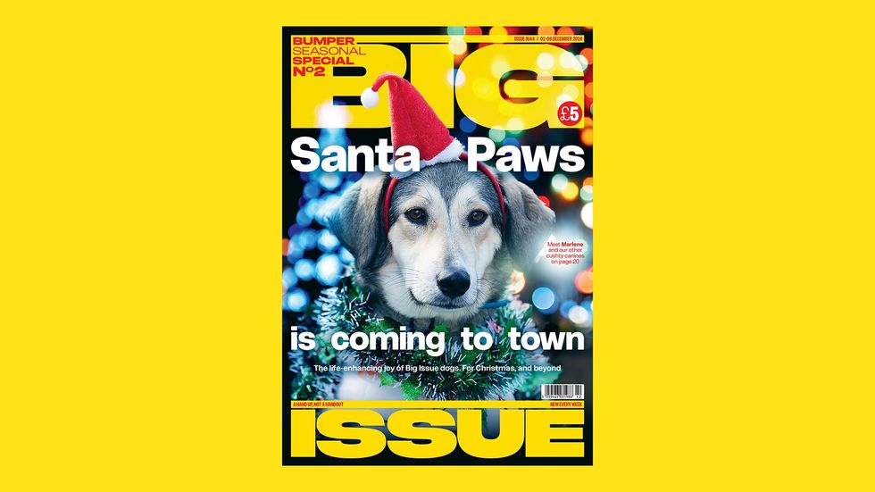 Special Big Issue edition on sellers and their dogs