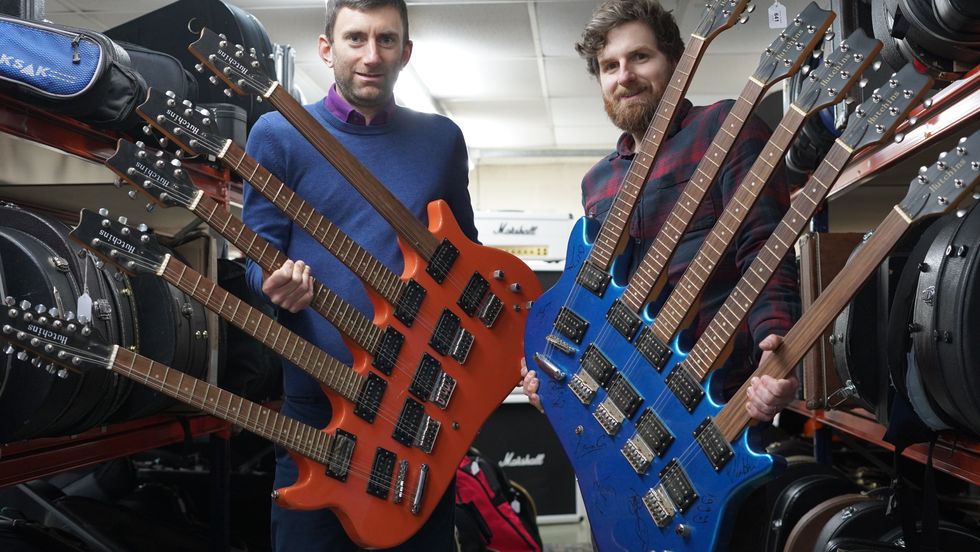 Two ‘very rare’ five-neck guitars to be sold at auction