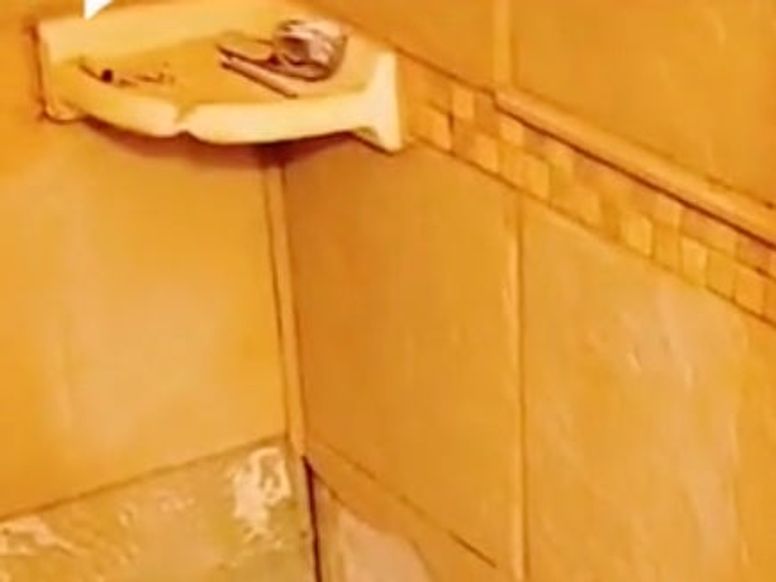 A TikTok Couple Finds a Hidden Shower During a Home Renovation