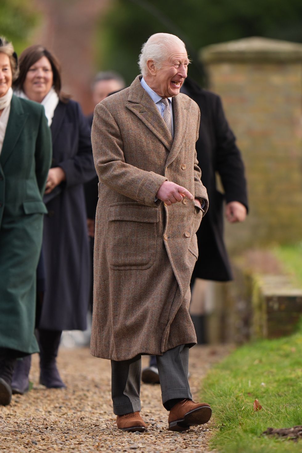 King surprises runners by visiting Sandringham parkrun