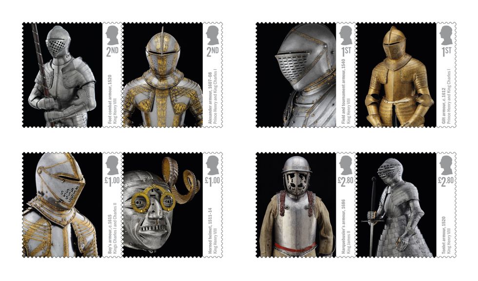 New stamps celebrate ‘magnificent’ items in Royal Armouries collection