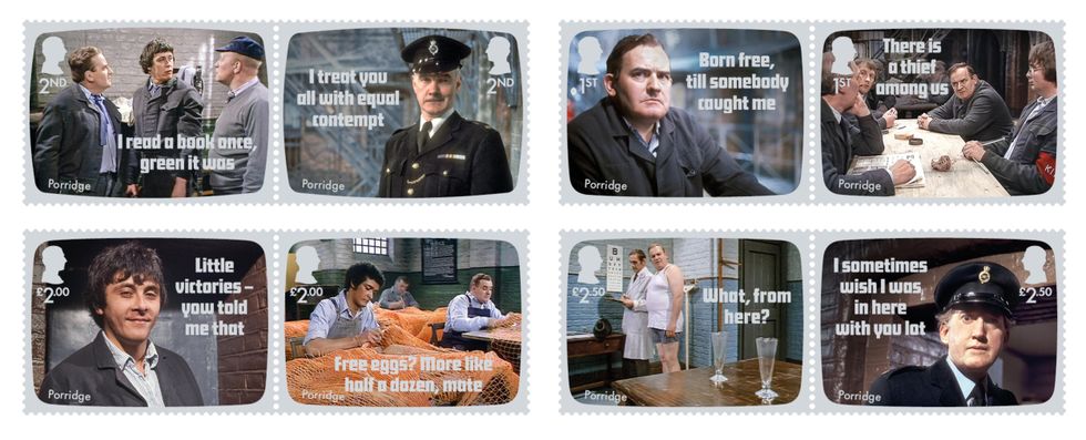 Special stamps celebrate 50th anniversary of TV series Porridge