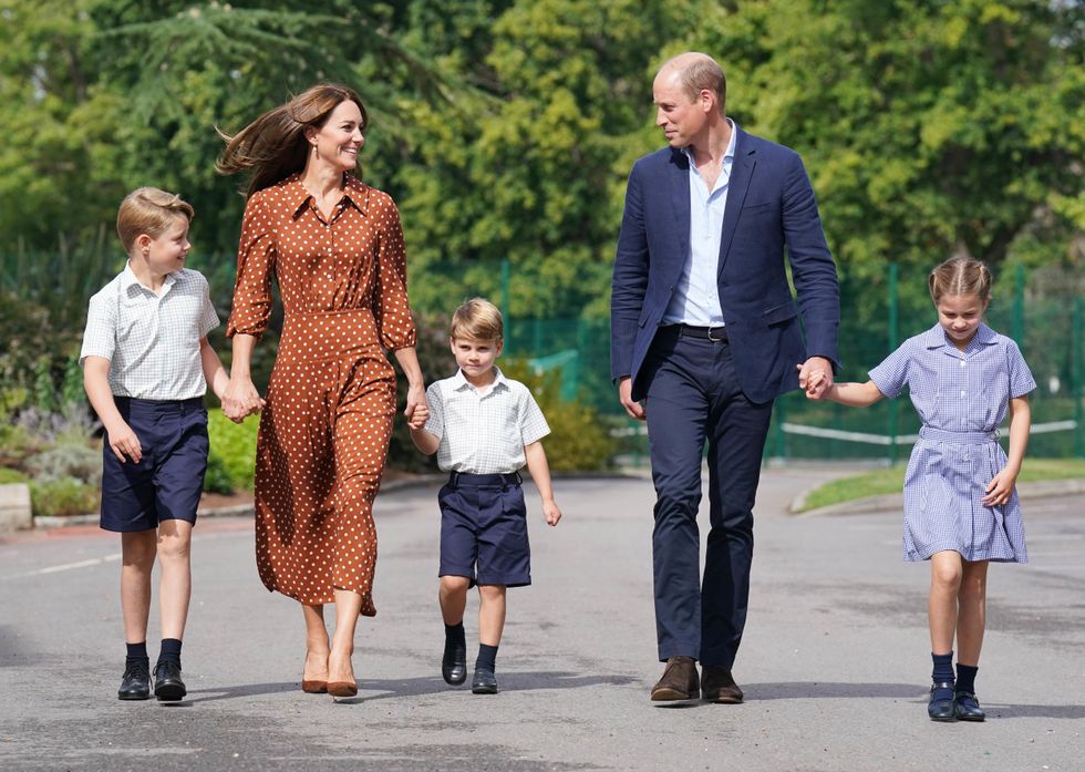 ‘We love you, Papa’, William’s children write in personal Father’s Day message