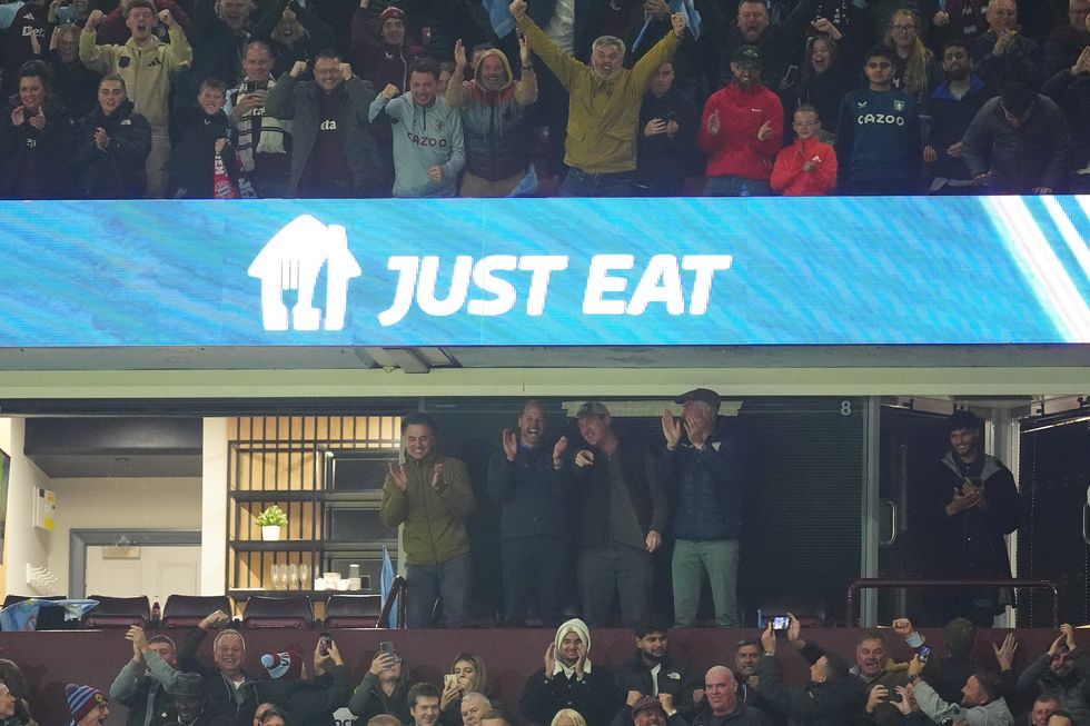 Prince of Wales celebrates Aston Villa’s historic win against Bayern Munich