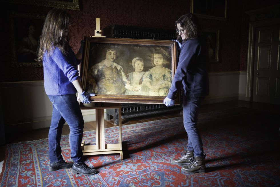 Artwork at National Trust property found to be rare 18th century colour print